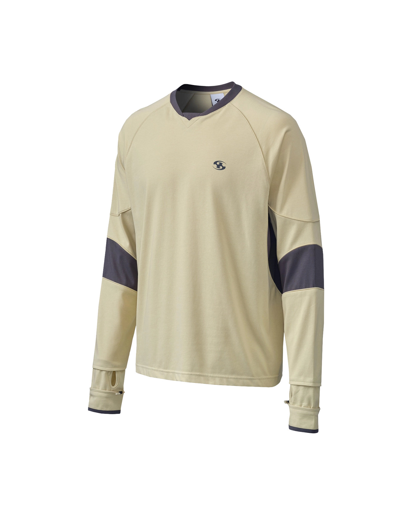 SAN SAN GEAR] PIPING BLOCK LONG SLEEVES [YELLOW] 正規品 韓国